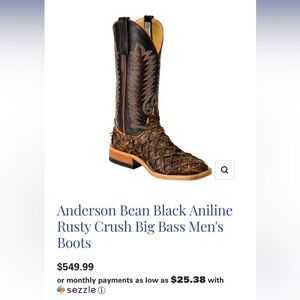Men’s Anderson Bean boots